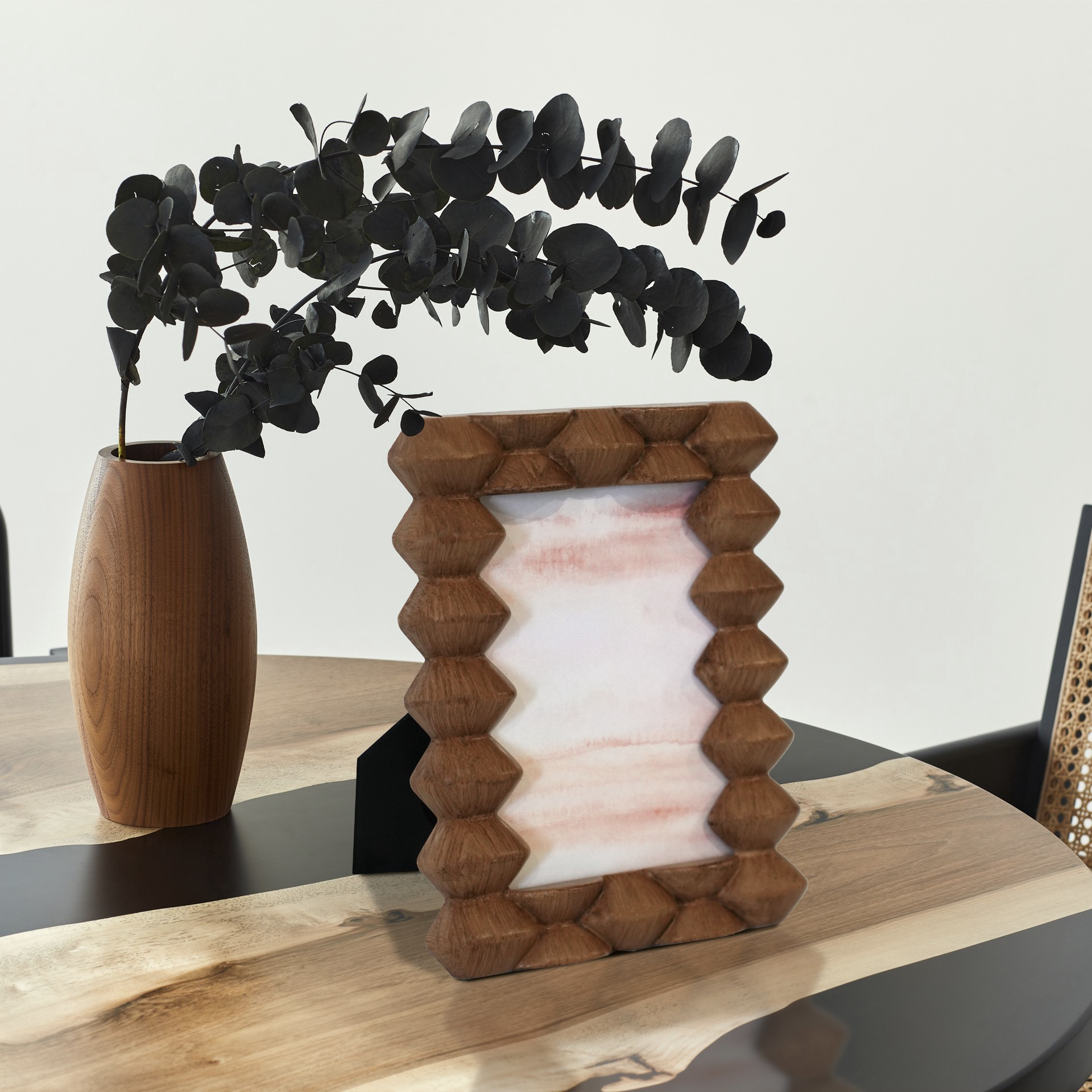 slide 5 of 5, 4" X 6" Faux Wood Tabletop Frame By Ashland, 4 in x 6 in