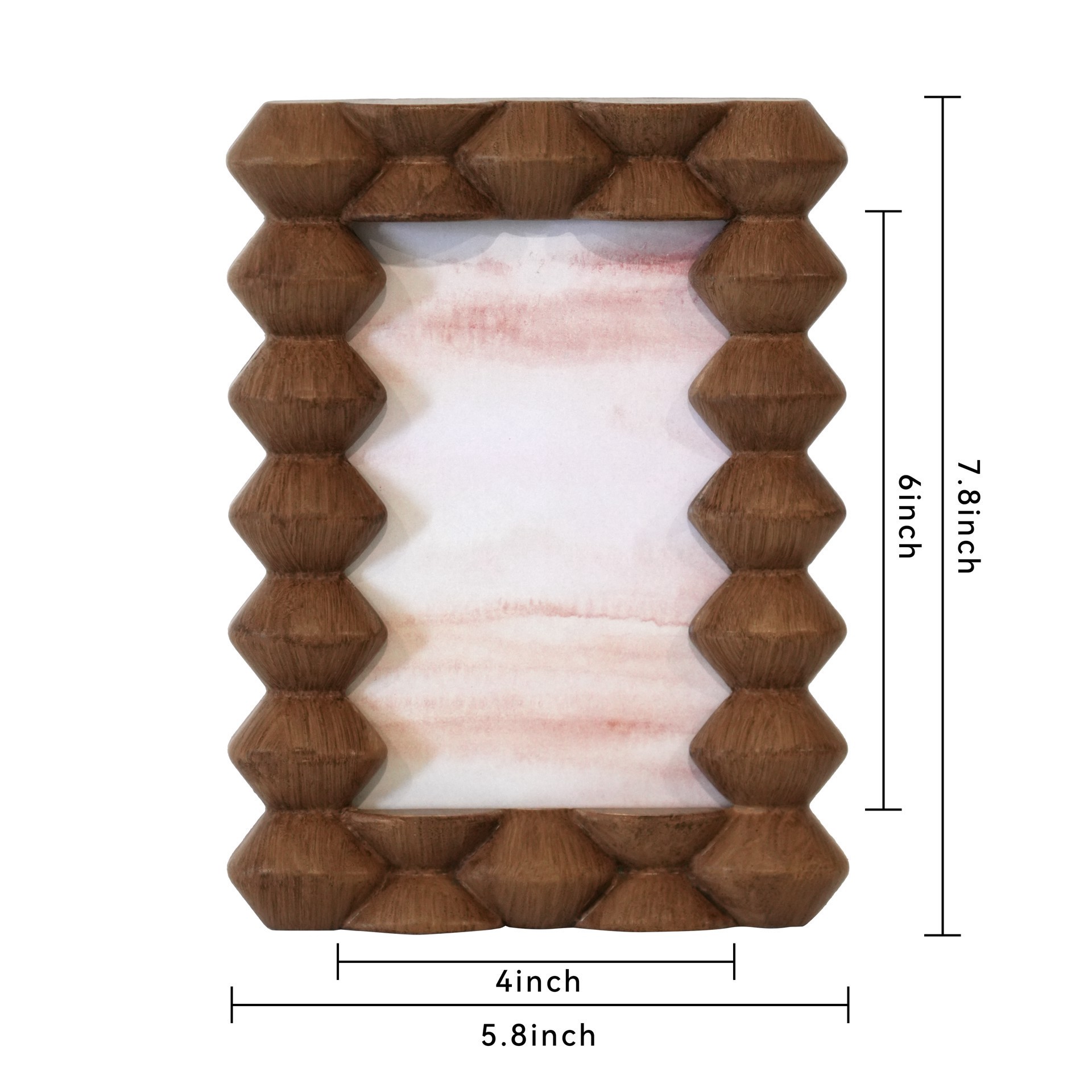 slide 3 of 5, 4" X 6" Faux Wood Tabletop Frame By Ashland, 4 in x 6 in