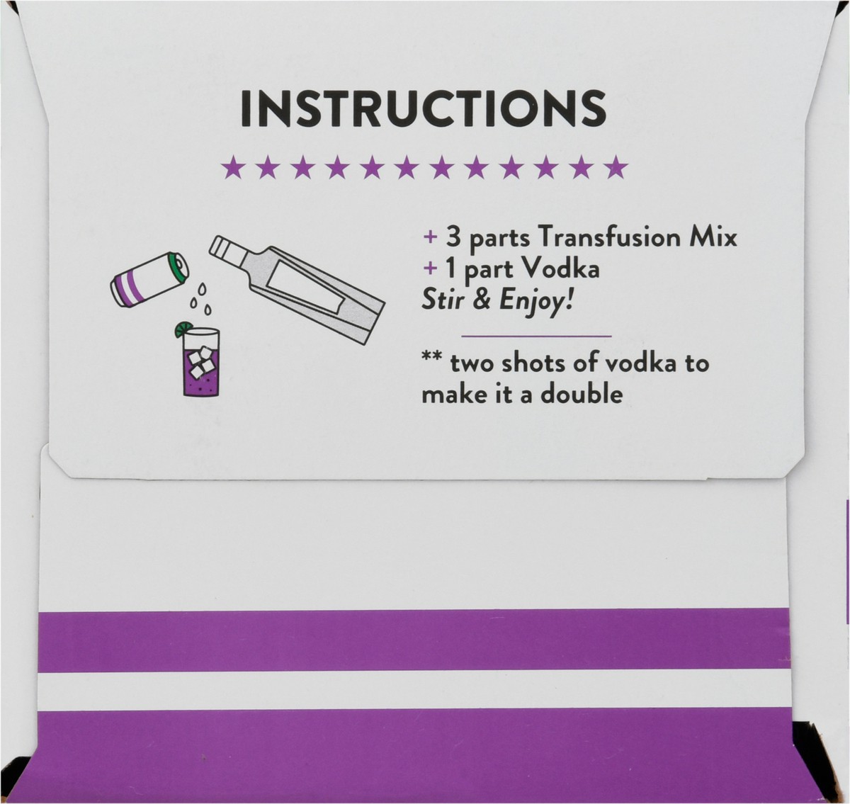 slide 11 of 14, Owens Craft Mixers Grape Juice & Ginger Ale Transfusion Mix - 4 ct, 240 ml, 4 ct