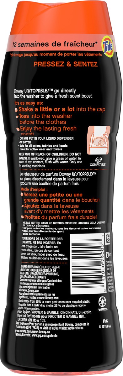 slide 2 of 4, Downy Unstopables In-Wash Scent Booster Beads with Tide Original Scent, 8.6 oz, 8.6 oz