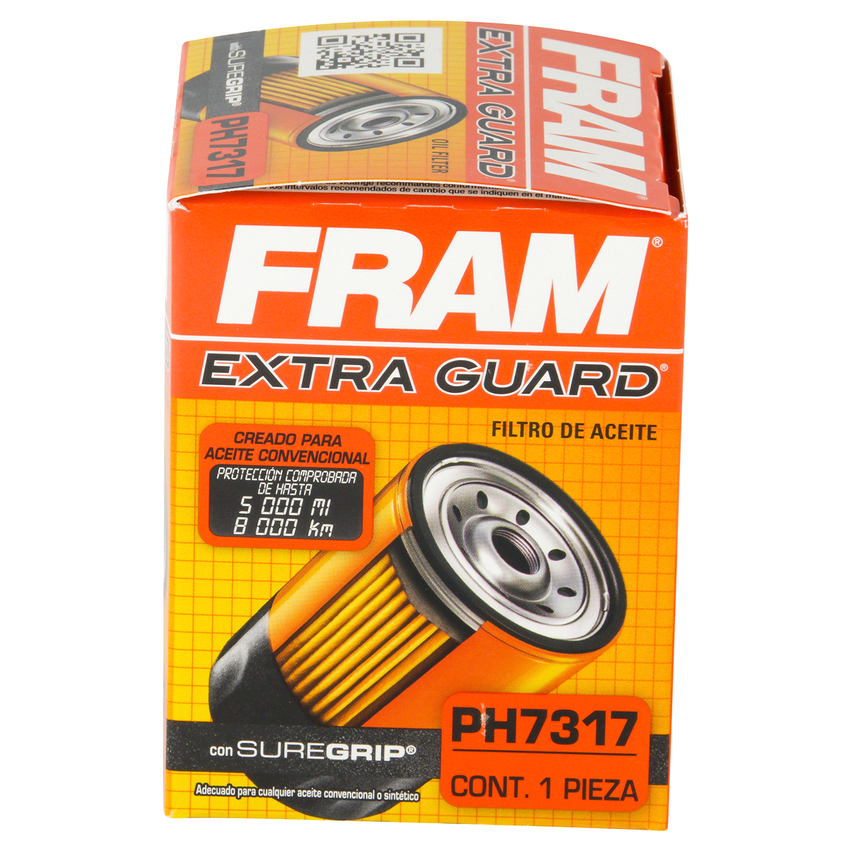 slide 3 of 6, Fram Extra Guard Oil Filter PH7317, 1 ct