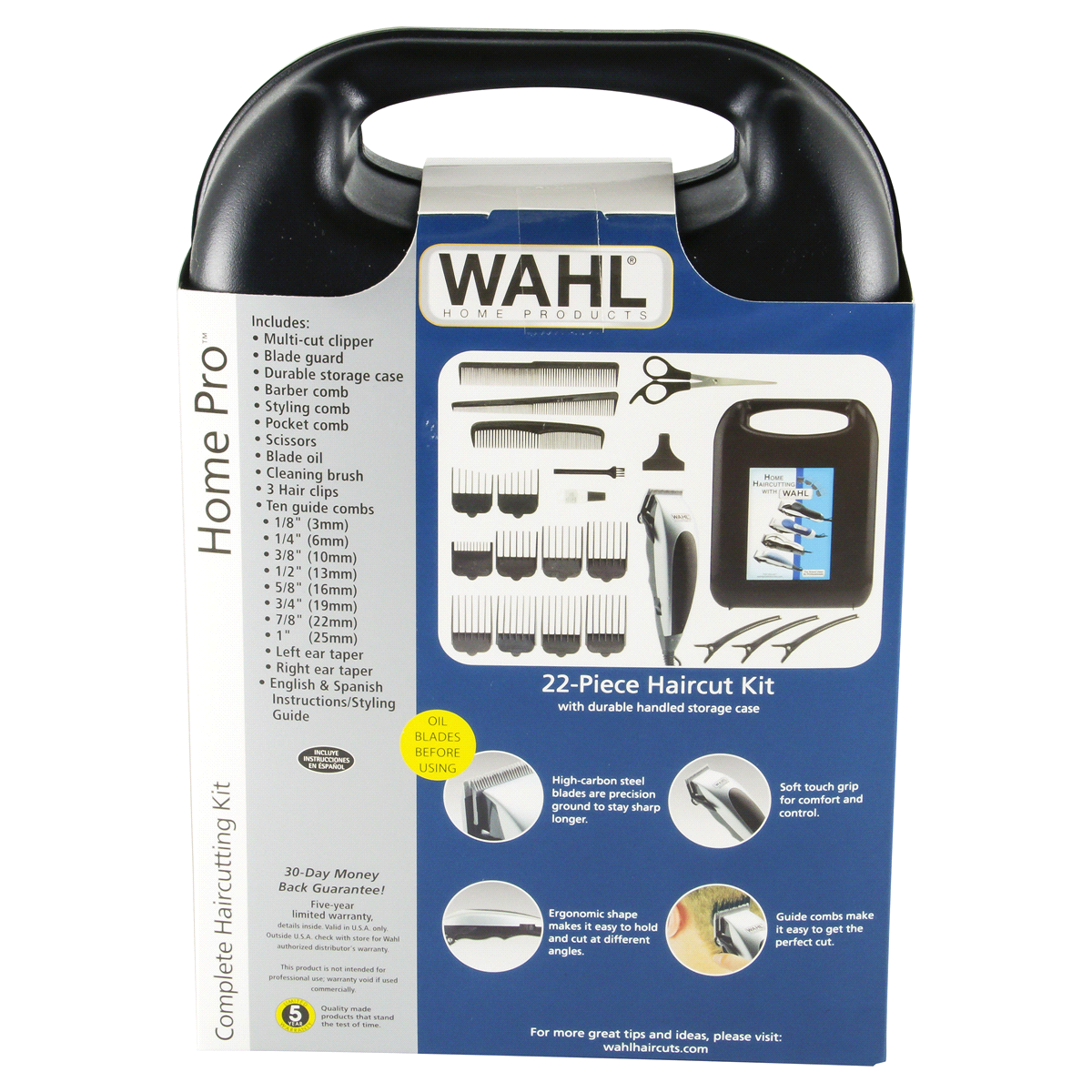 slide 5 of 5, Wahl HomePro Complete Haircutting Kit, 22 ct