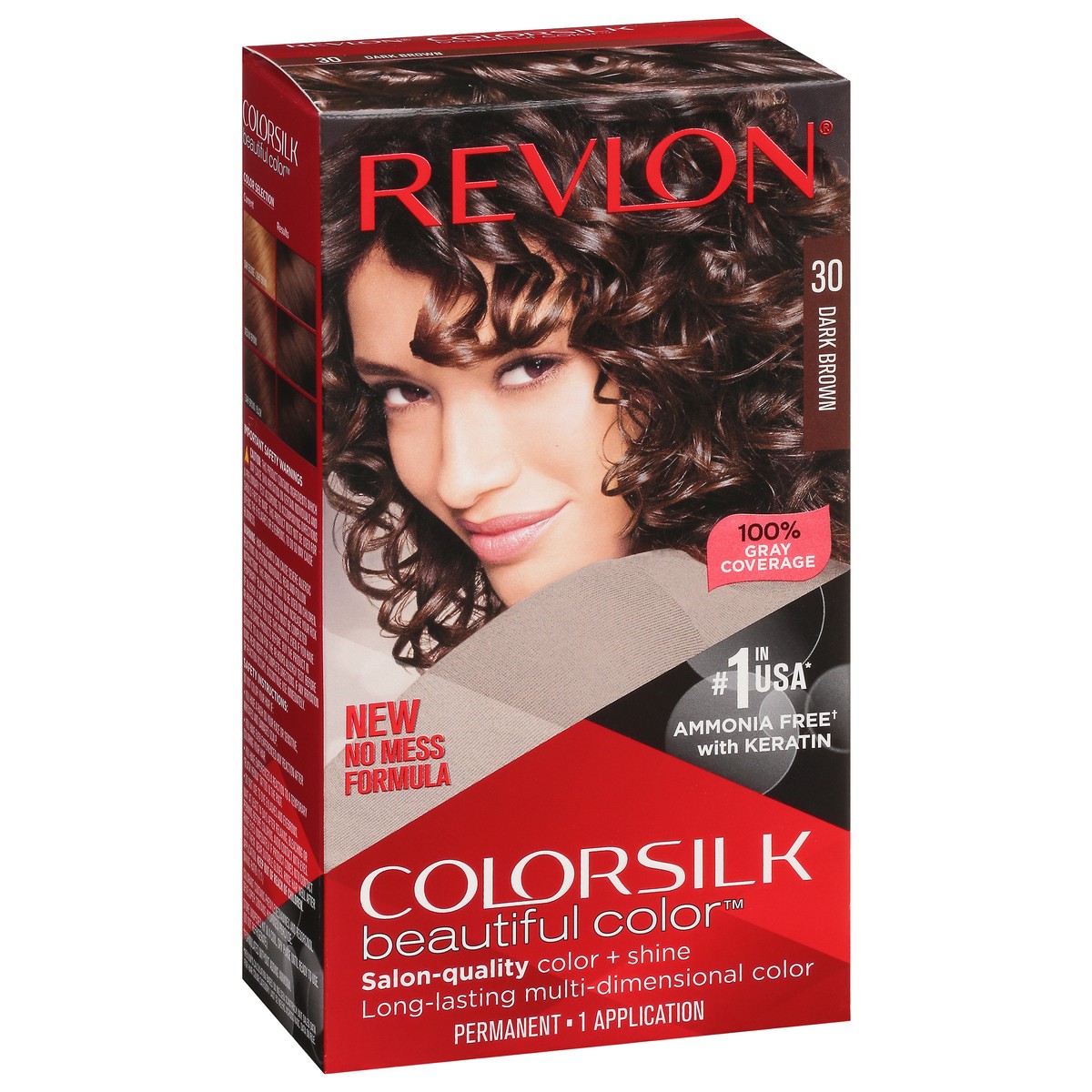 slide 2 of 9, Revlon Colorsilk Dark Brown, 1 ct