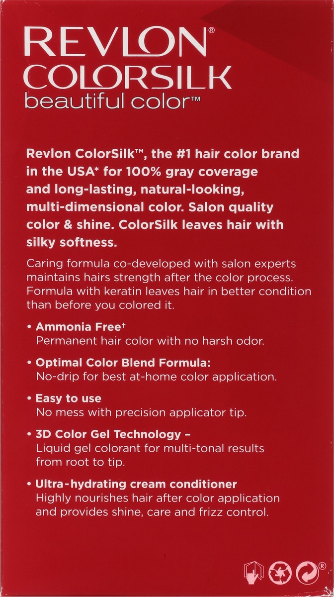 slide 5 of 9, Revlon Colorsilk Dark Brown, 1 ct