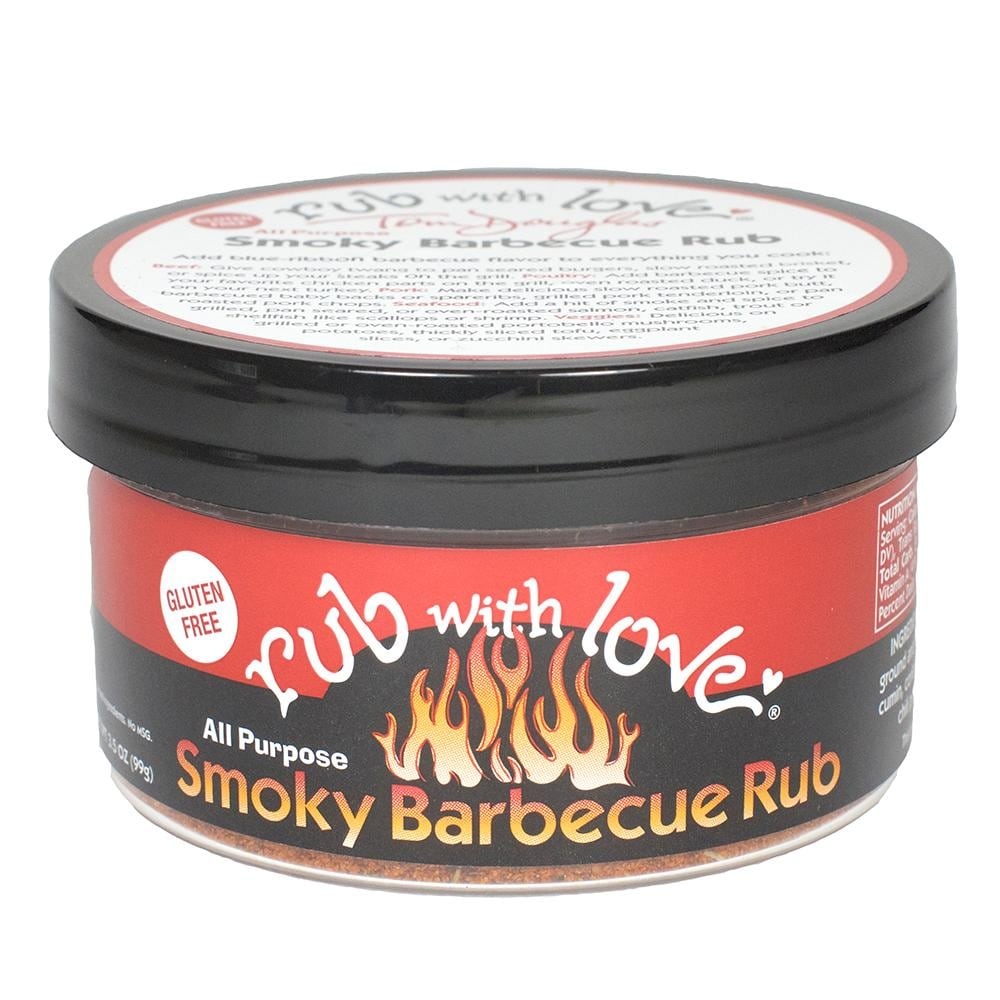 slide 1 of 1, Rub with Love Smoky Barbecue, 3.5 oz