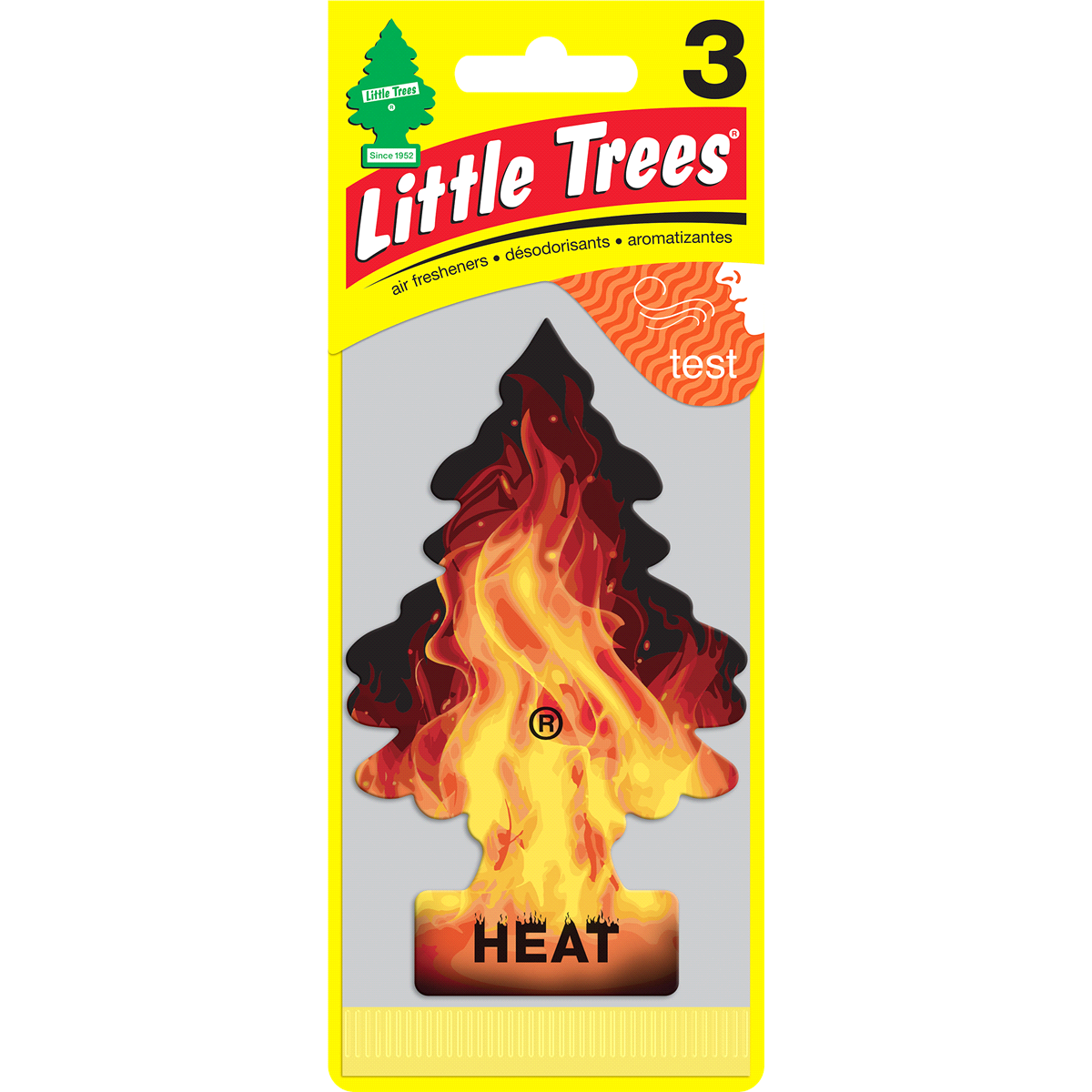 slide 1 of 6, Little Trees Heat Air Freshener, 3 ct