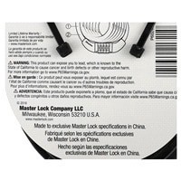 slide 5 of 5, Master Lock Cable Lock, Present Combination, 4 Feet, 1 ct