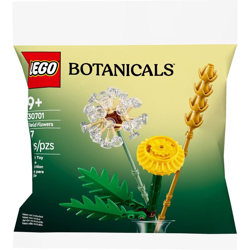 slide 3 of 5, LEGO Botanicals Field Flowers Building Kit 30701, 1 ct