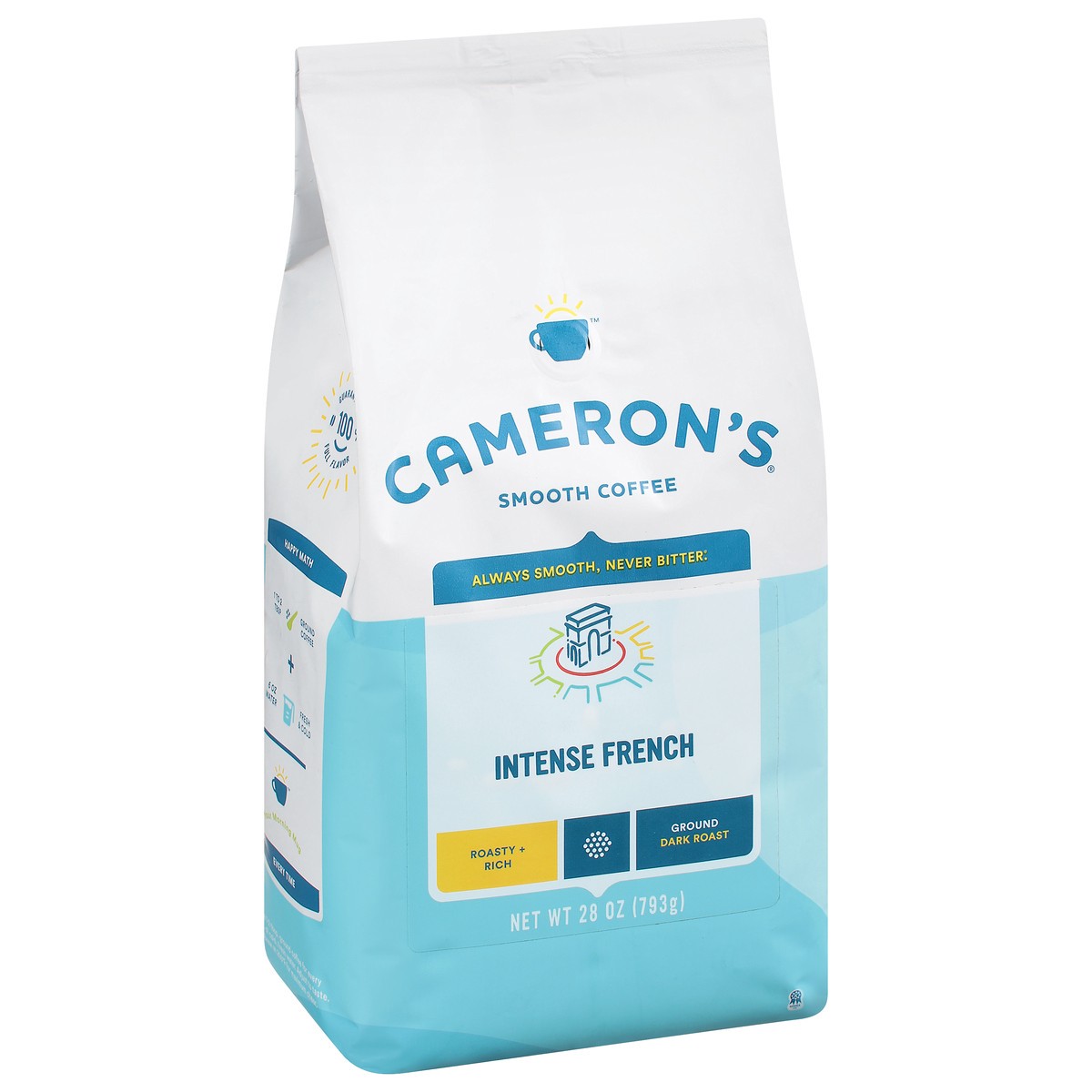 slide 5 of 10, Cameron's Ground Dark Roast Intense French Coffee 28 oz, 28 oz