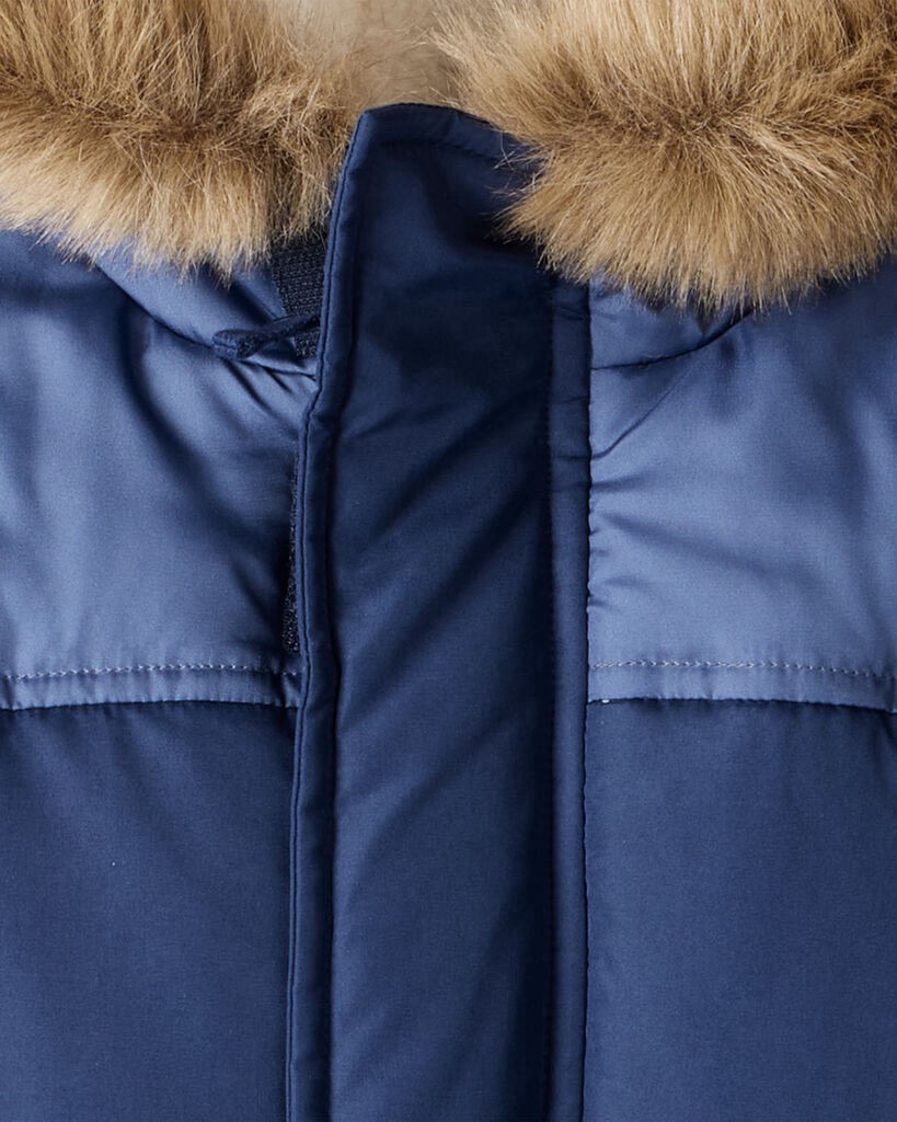 slide 5 of 5, Carter's Carters Toddler Boy 2-Piece Hooded Snowsuit Jacket & Bib Set - Navy Navy 4T, 2 pc