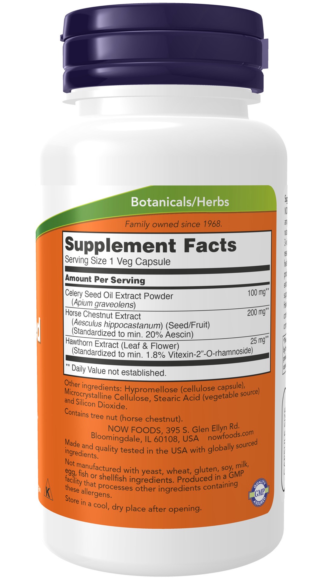 slide 3 of 4, NOW Celery Seed Extract - 60 Veg Capsules, 60 ct