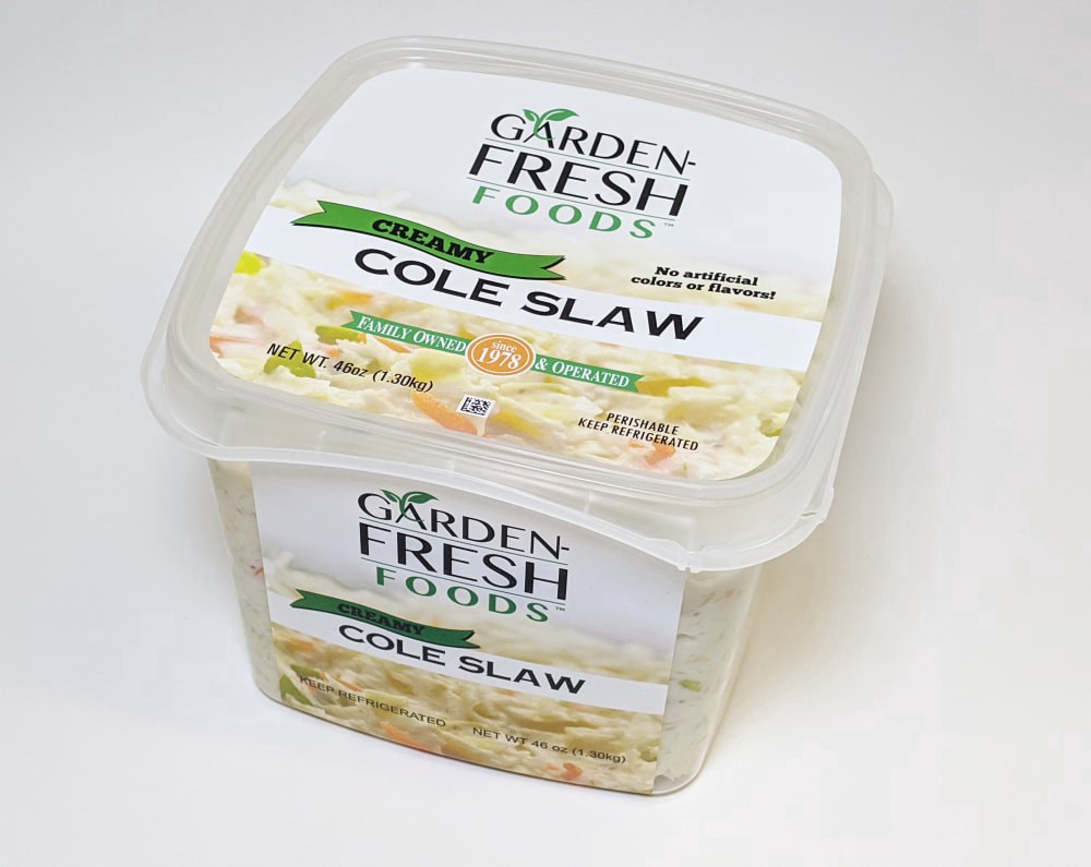 slide 1 of 1, Garden Fresh Creamy Shredded Cole Slaw, 46 oz