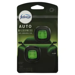Febreze Auto Vent Clips Wilderness Air Freshener 2 ea