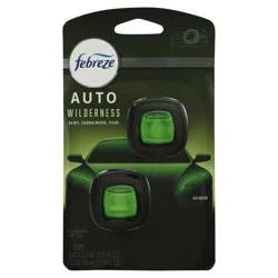Febreze Auto Vent Clips Wilderness Air Freshener 2 ea