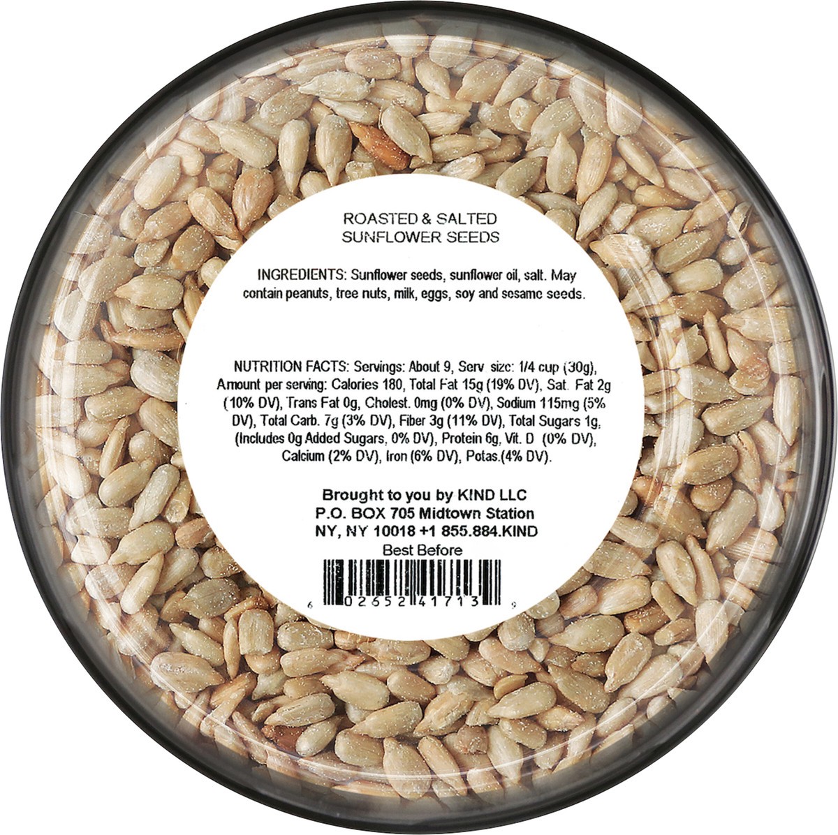 slide 2 of 4, KIND Roasted & Salted Sunflower Seeds, 9.0 OZ, 9 oz