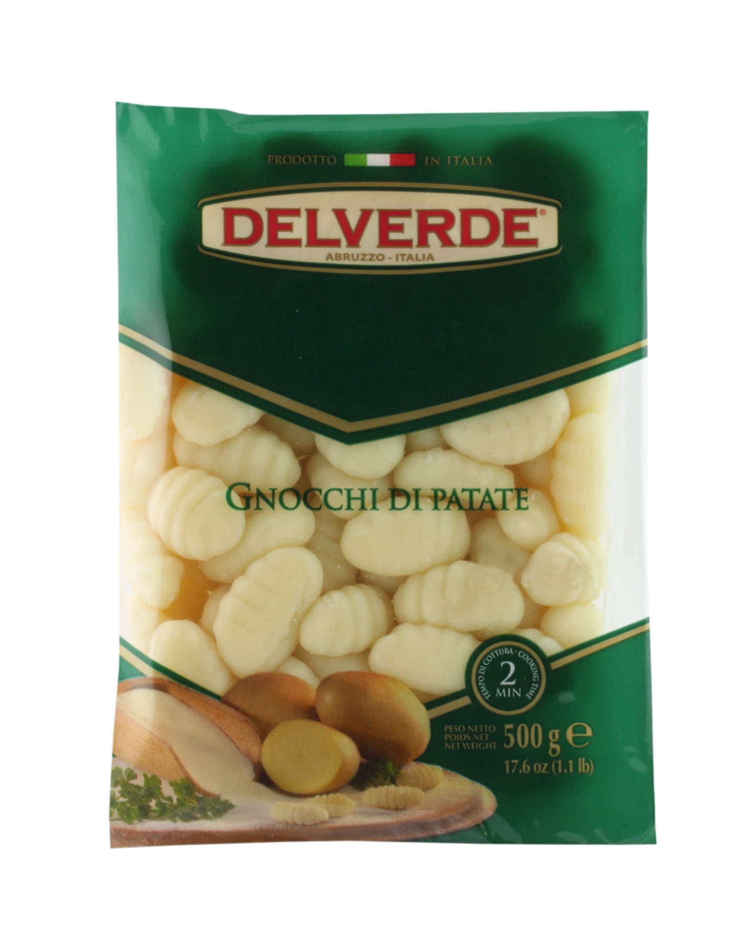 slide 1 of 1, Delverde Gnocchi Plain, 17.6 oz