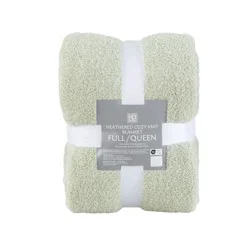 HD Designs Heathered Cozy Knit Blanket - Green