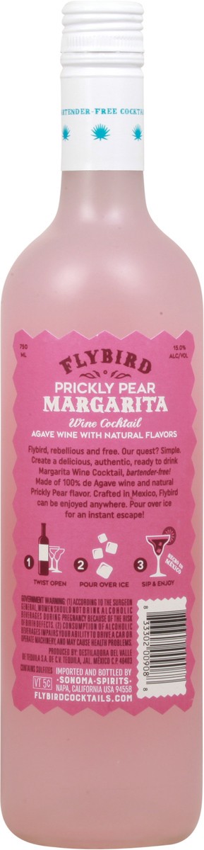 slide 11 of 12, Flybird Prickly Pear Margarita Wine Cocktail, 1 ct