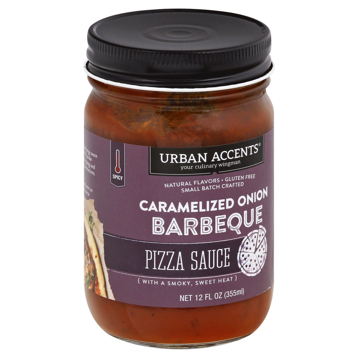 slide 13 of 13, Urban Accents Spicy Caramelized Onion Barbeque Pizza Sauce 12 oz, 12 oz