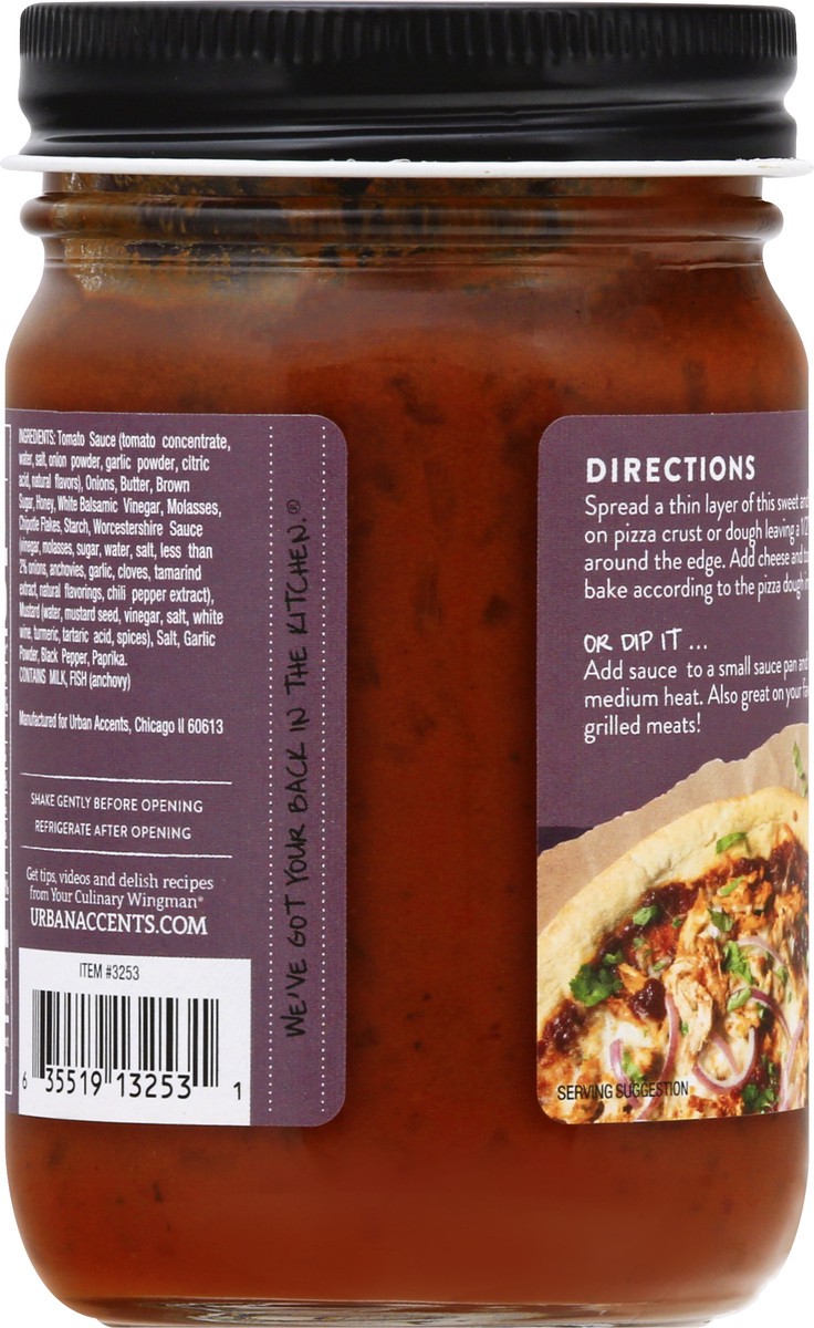 slide 6 of 13, Urban Accents Spicy Caramelized Onion Barbeque Pizza Sauce 12 oz, 12 oz