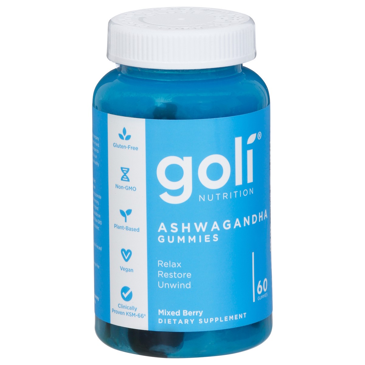 slide 5 of 13, Goli Nutrition Goli Ashwagandha Gummies, 60 count, 60 ct