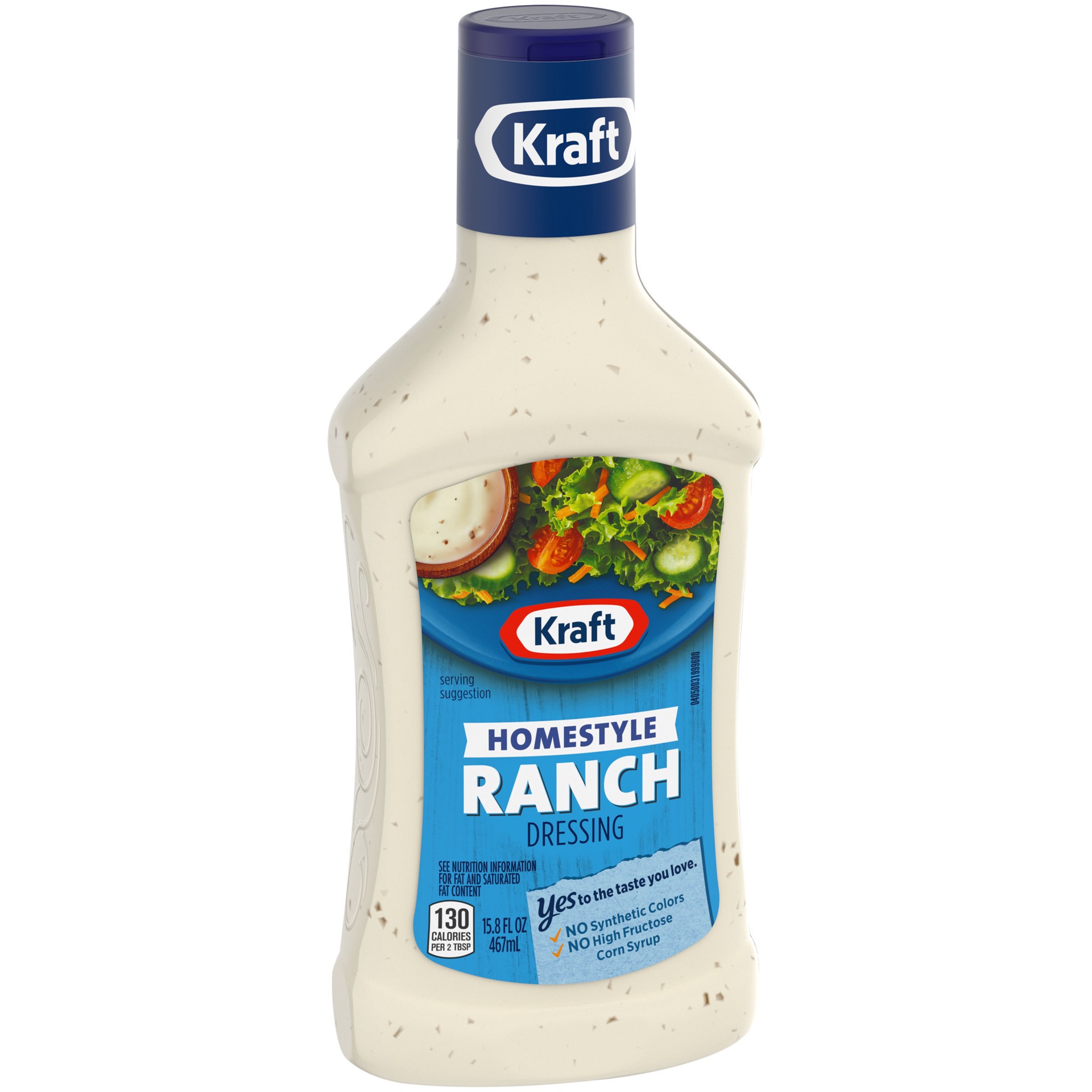 slide 4 of 5, Kraft Homestyle Ranch Dressing, 15.8 fl oz Bottle, 15.8 fl oz