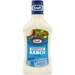 Kraft Homestyle Ranch Salad Dressing, 15.8 fl oz Bottle