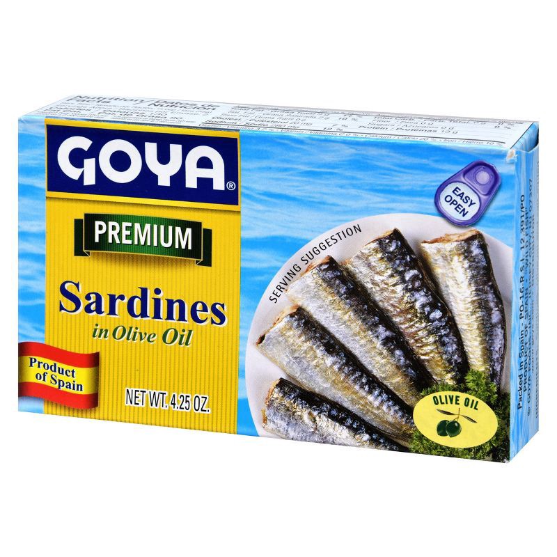 slide 5 of 6, Goya Sardines in Olive Oil - 4.25oz, 4.25 oz