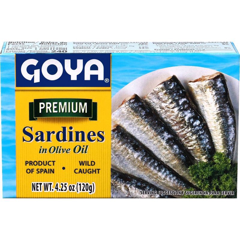 slide 1 of 6, Goya Sardines in Olive Oil - 4.25oz, 4.25 oz