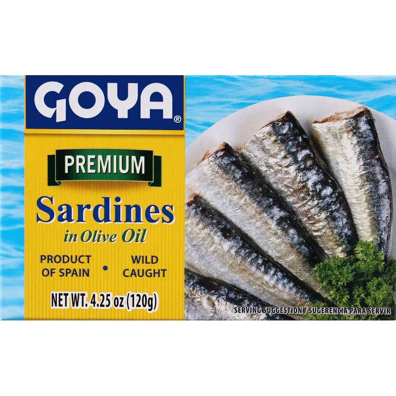 slide 6 of 6, Goya Sardines in Olive Oil - 4.25oz, 4.25 oz