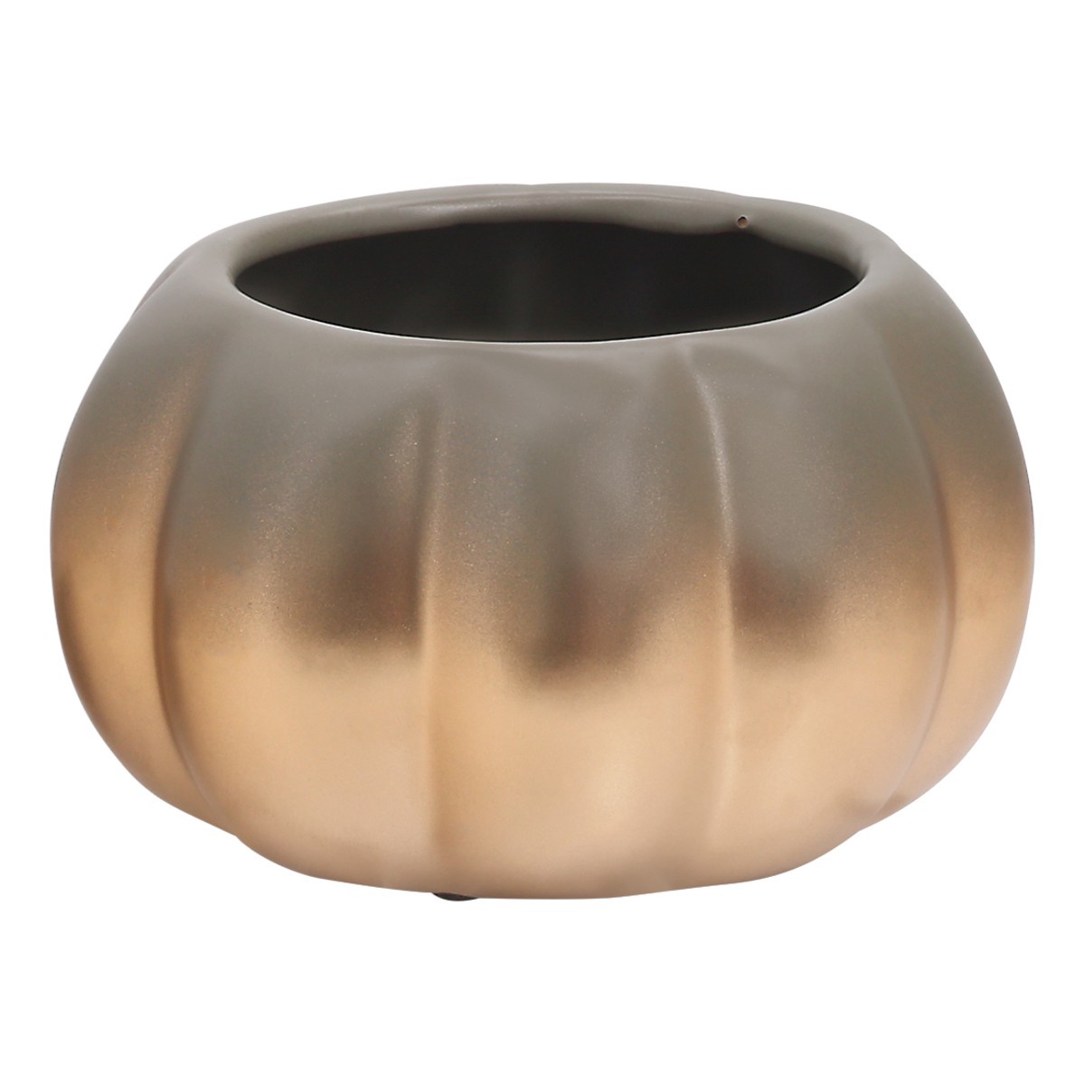 slide 6 of 11, Safeway Debi Lilly Gold Fade Pumpkin Planter, 1 ct