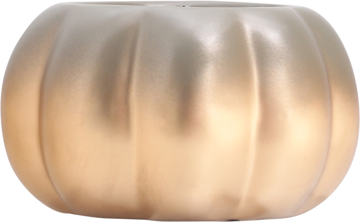 slide 1 of 11, Safeway Debi Lilly Gold Fade Pumpkin Planter, 1 ct