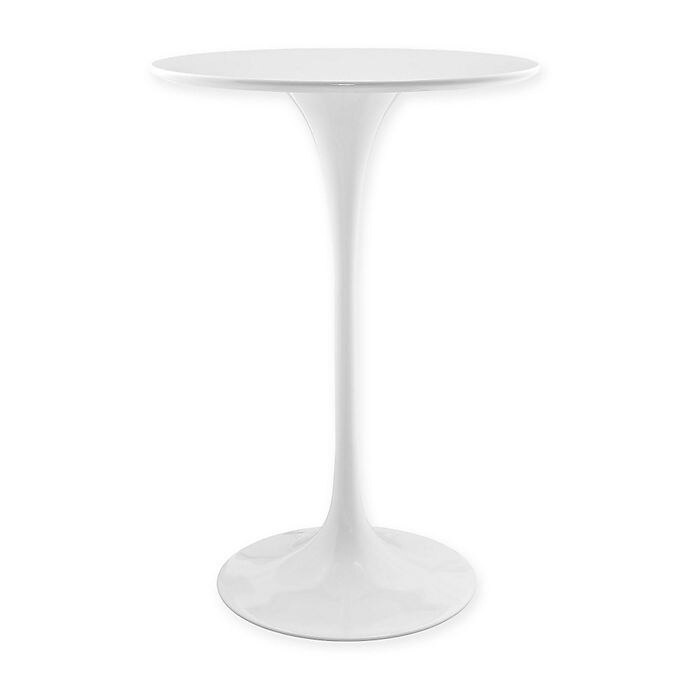 slide 1 of 4, Modway Lippa Bar Table - White, 1 ct