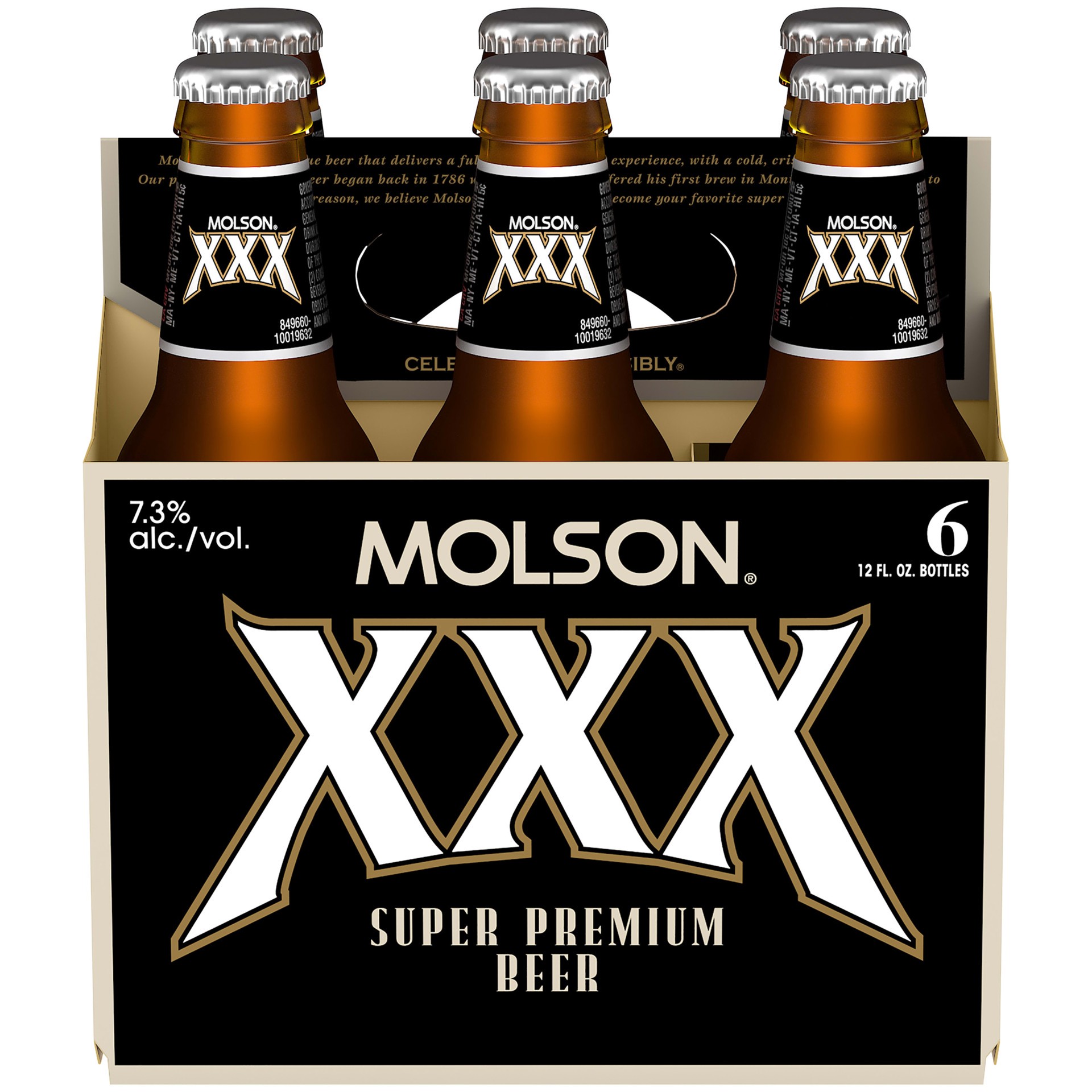 slide 2 of 5, Molson A specialty lager with a smooth, slightly sweet balanced beer with 7.3% ABV., 6 ct; 12 oz