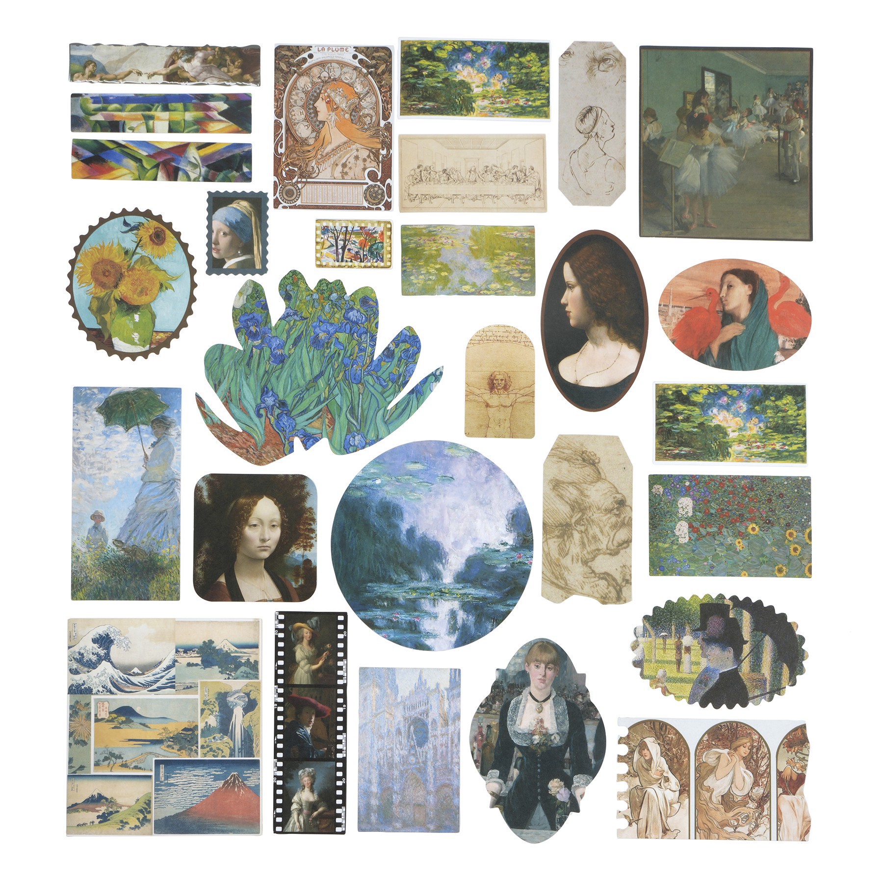 slide 2 of 4, Famous Art Ephemera By Recollections, 0.9 in to 4.5 in