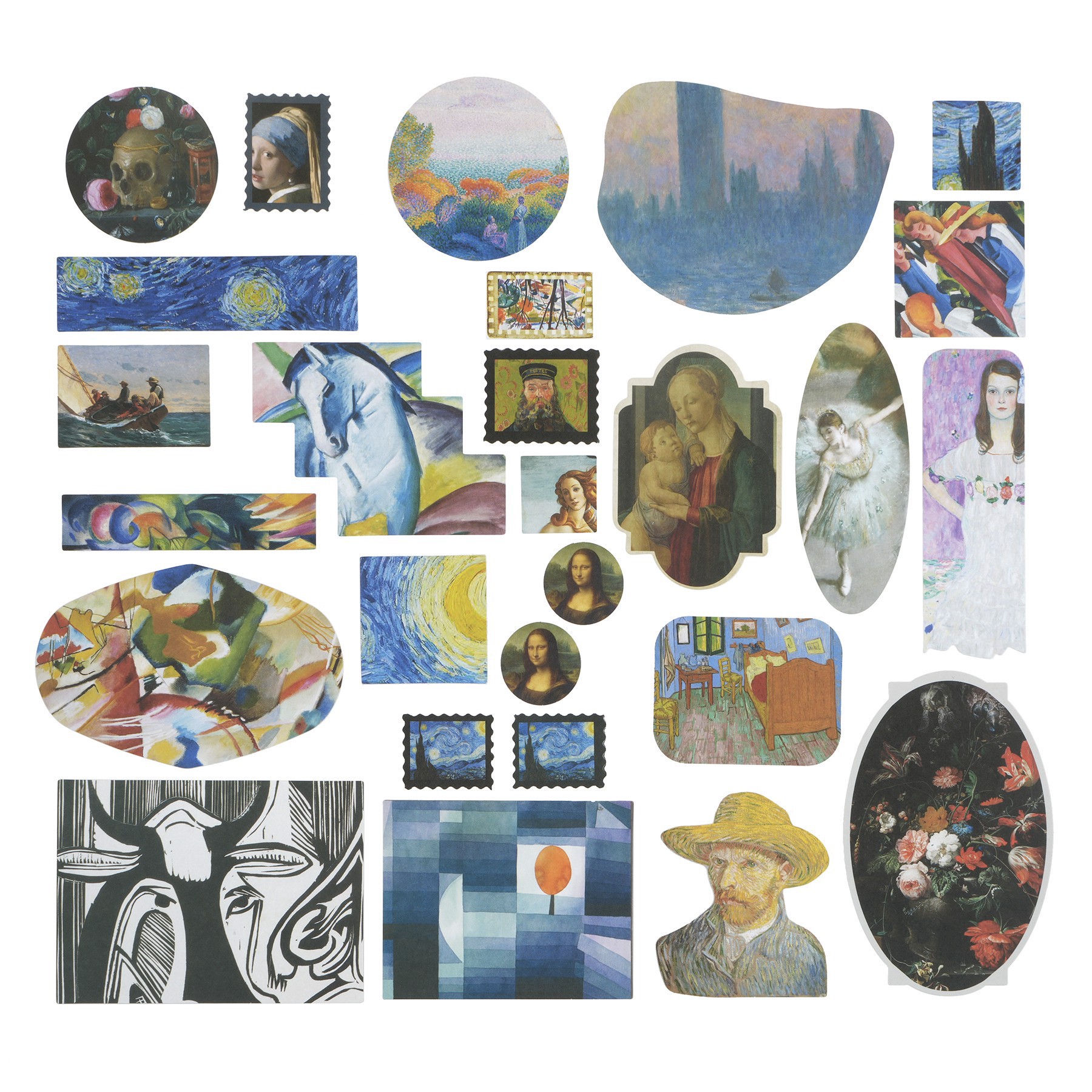 slide 3 of 4, Famous Art Ephemera By Recollections, 0.9 in to 4.5 in