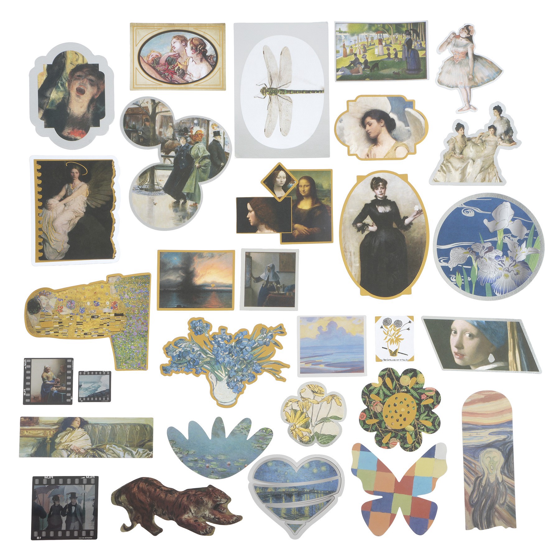 slide 4 of 4, Famous Art Ephemera By Recollections, 0.9 in to 4.5 in