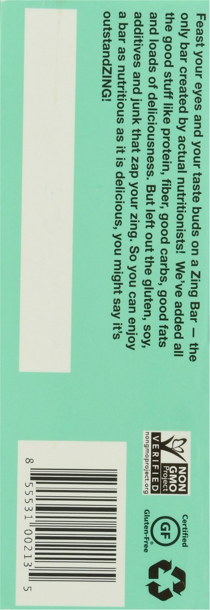 slide 4 of 14, Zing Dark Chocolate Mint Bar 12 - 1.76 oz Packs, 12 ct