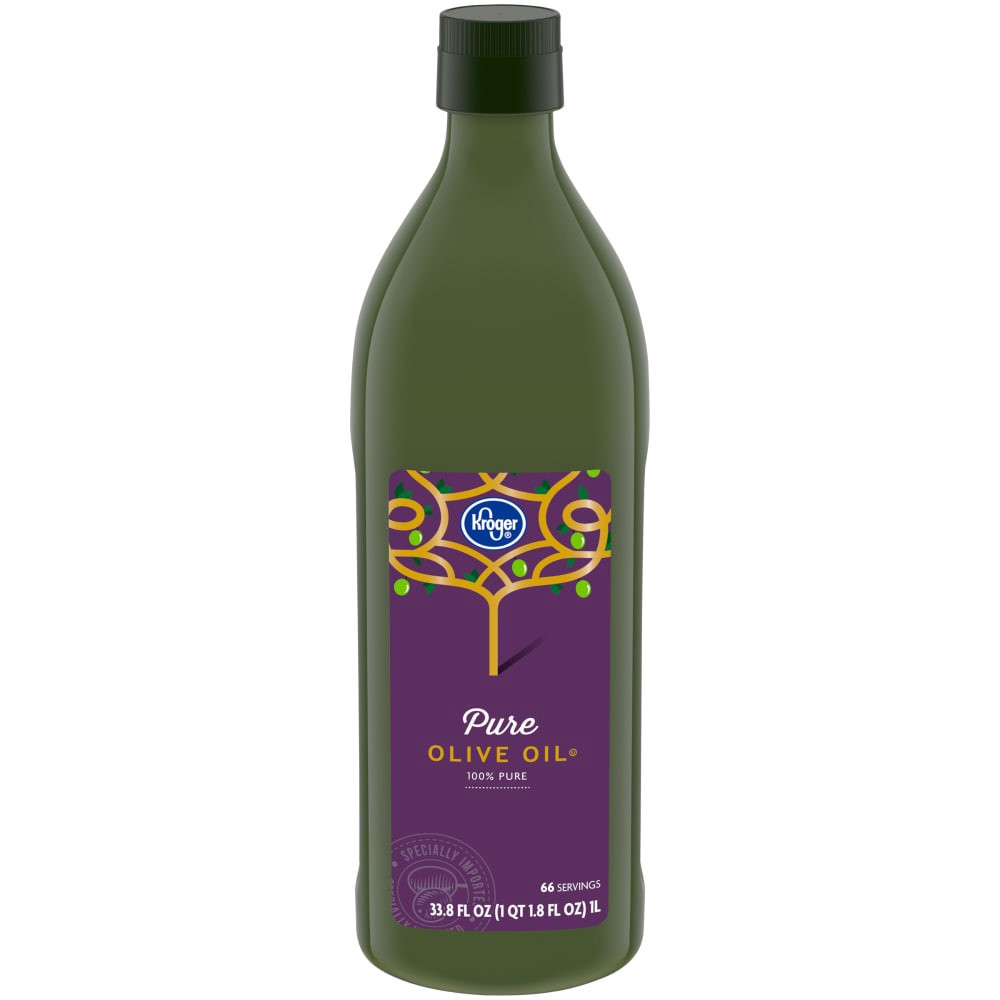 slide 1 of 2, Kroger Pure Olive Oil, 33.8 fl oz