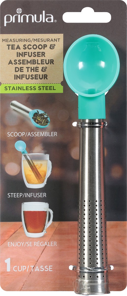 slide 6 of 9, Primula Tea Scoop & Infuser, Measuring, Stainless Steel, 1 ct