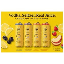 Nutrl Lemonade Vodka Seltzer Variety Pack 8 - 12 fl oz Cans