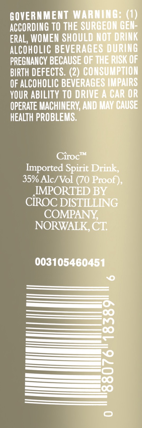 slide 4 of 4, Ciroc Limited Edition White Grape Vodka, 750 ml