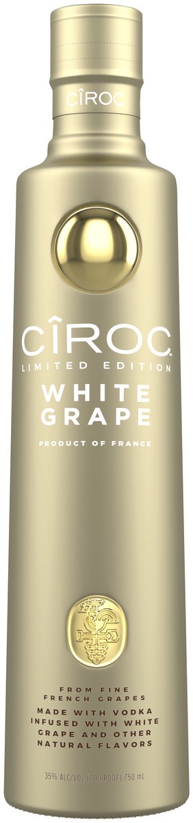 slide 1 of 4, Ciroc Limited Edition White Grape Vodka, 750 ml