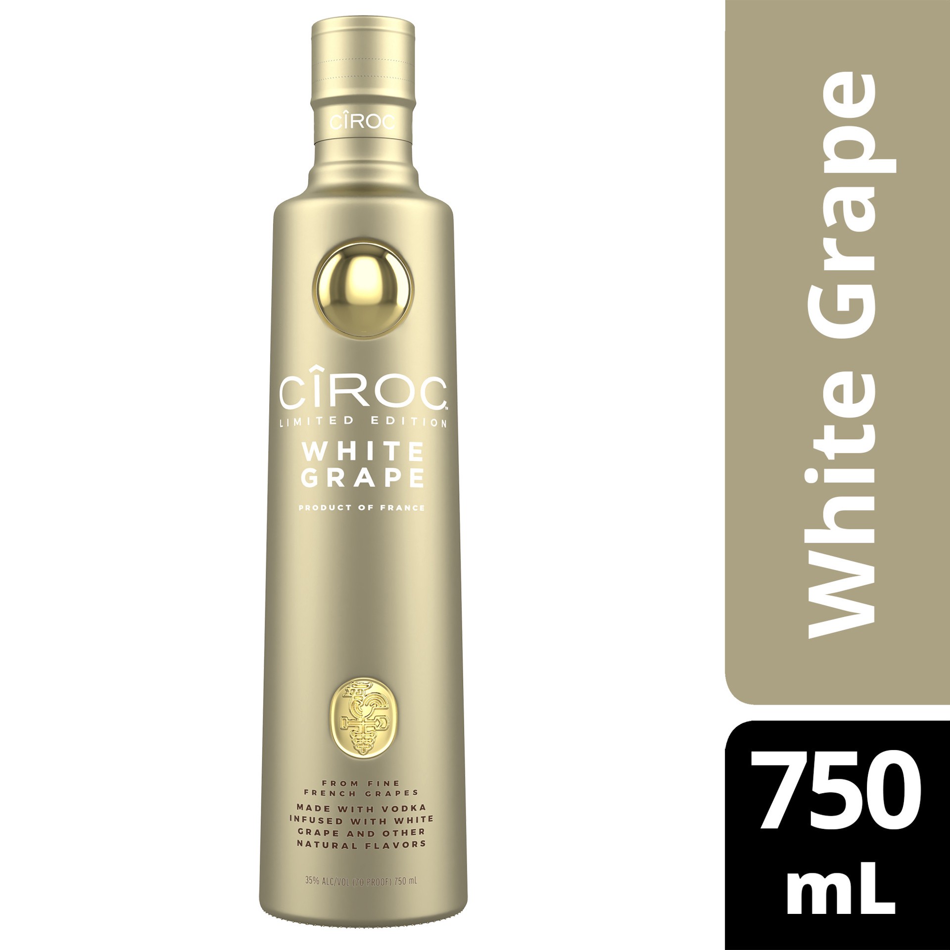 slide 3 of 4, Ciroc Limited Edition White Grape Vodka, 750 ml