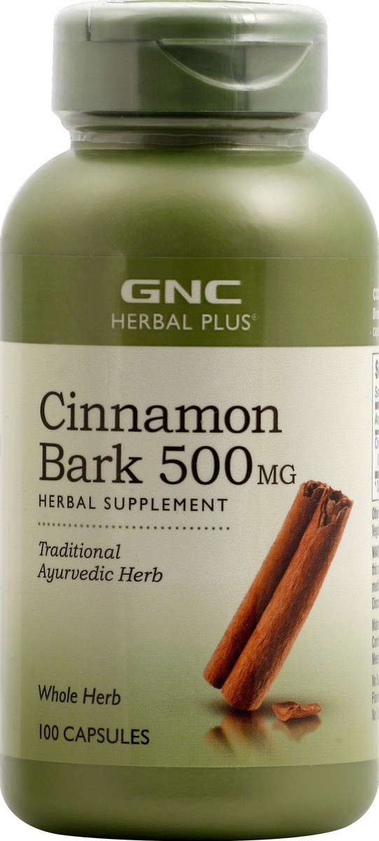 slide 5 of 6, GNC Cinnamon Bark 100 ea, 100 ct