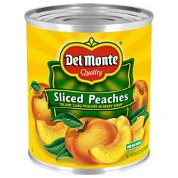 Del Monte Yellow Cling Sliced Peaches in Heavy Syrup, 29 oz Can