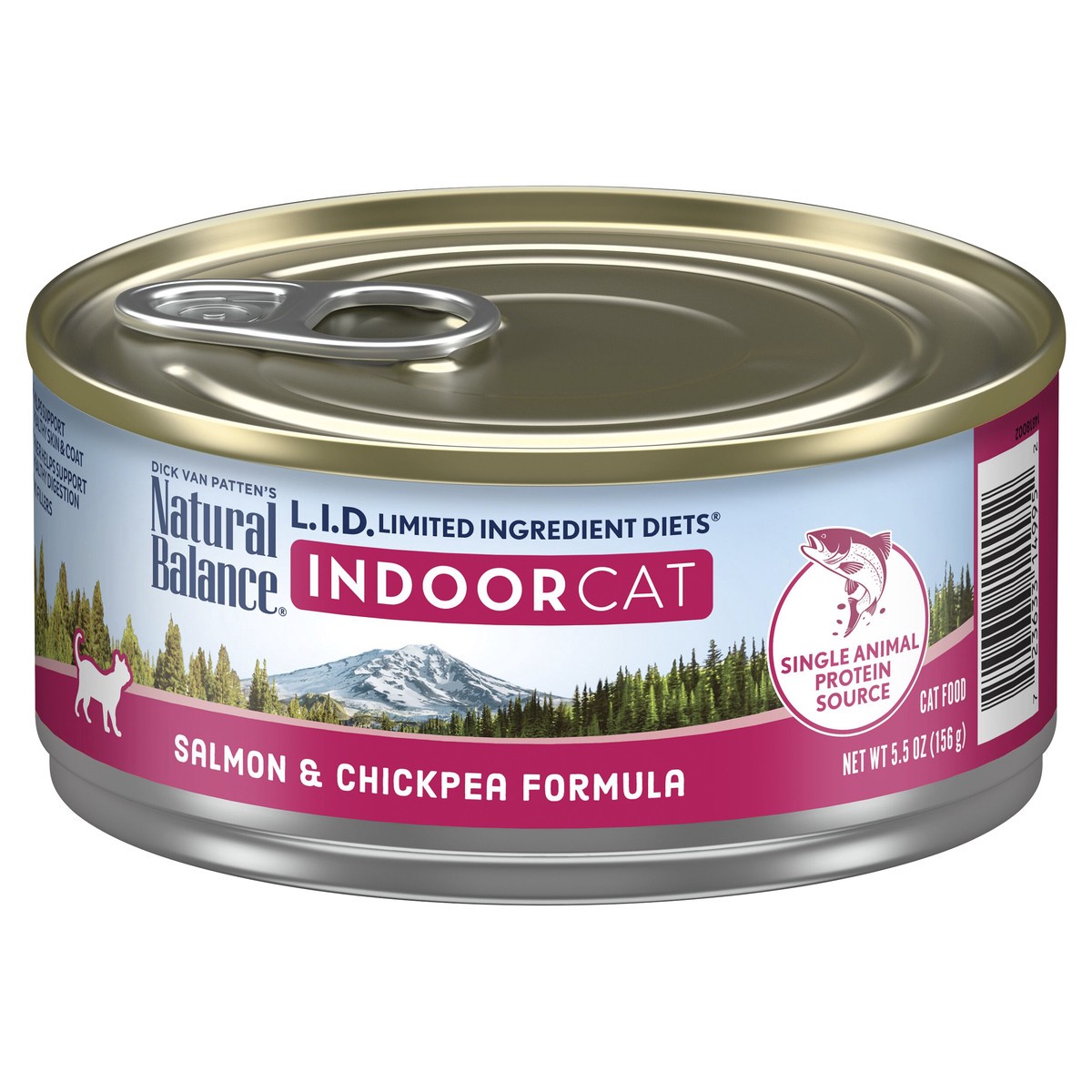slide 6 of 7, Natural Balance Limited Ingredient Diets Indoor Cat Salmon & Chickpea Formula Cat Food 5.5 oz, 5.5 oz