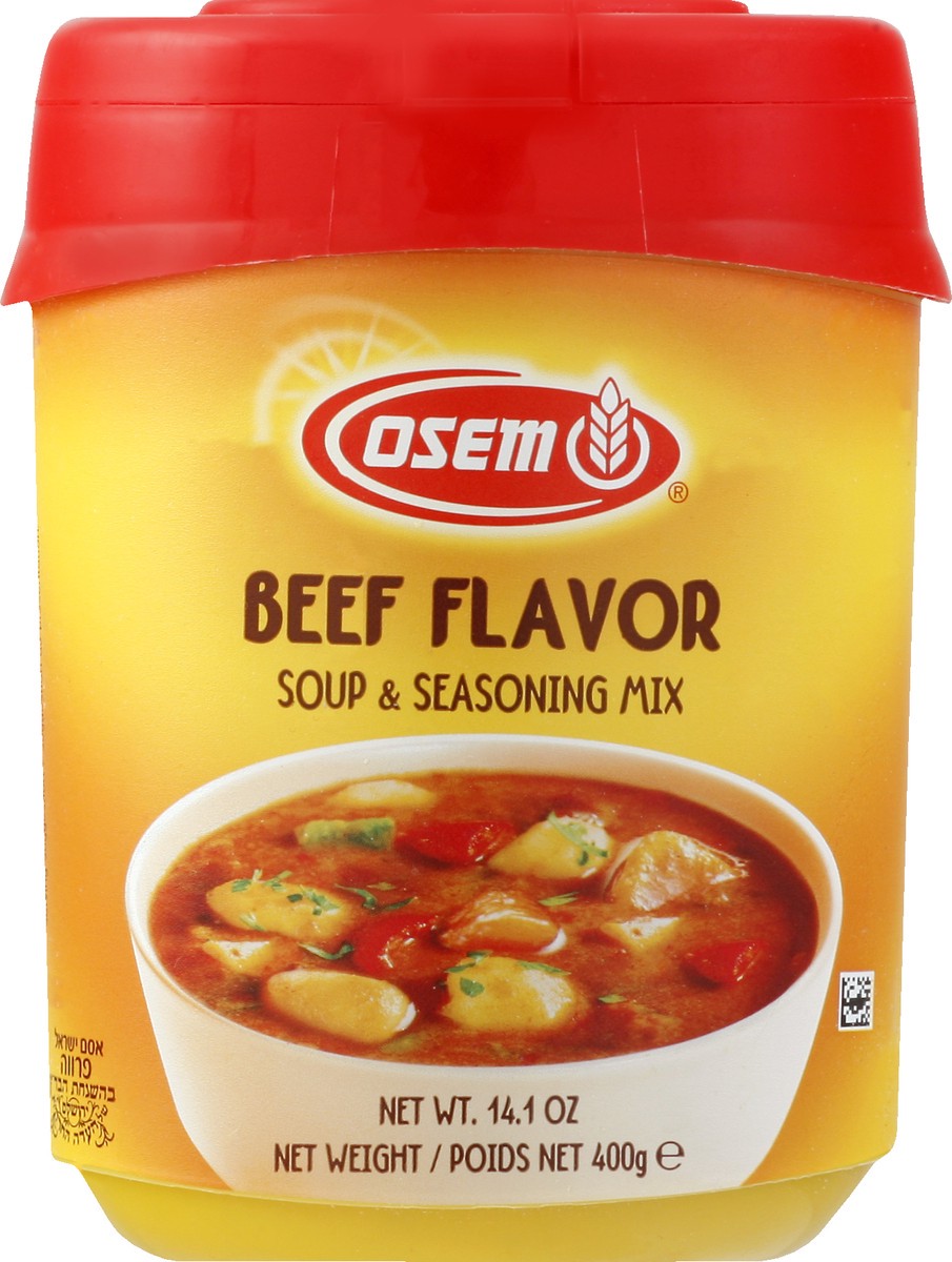 slide 13 of 13, Osem Beef Flavor Soup & Seasoning Mix 14.1 oz, 14.1 oz