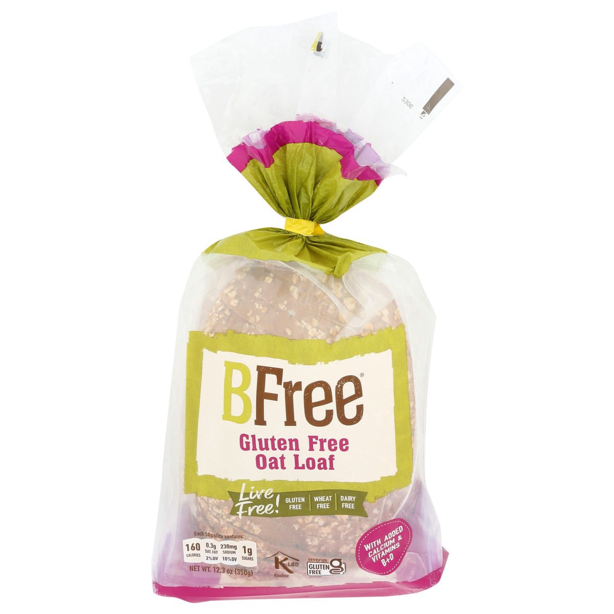 slide 1 of 5, Bfree Gluten Free Oat Loaf, 12.3 oz