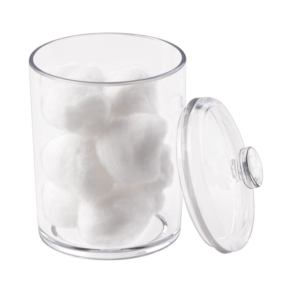 slide 2 of 5, InterDesign Small Plastic Canister - Clear, 1 ct